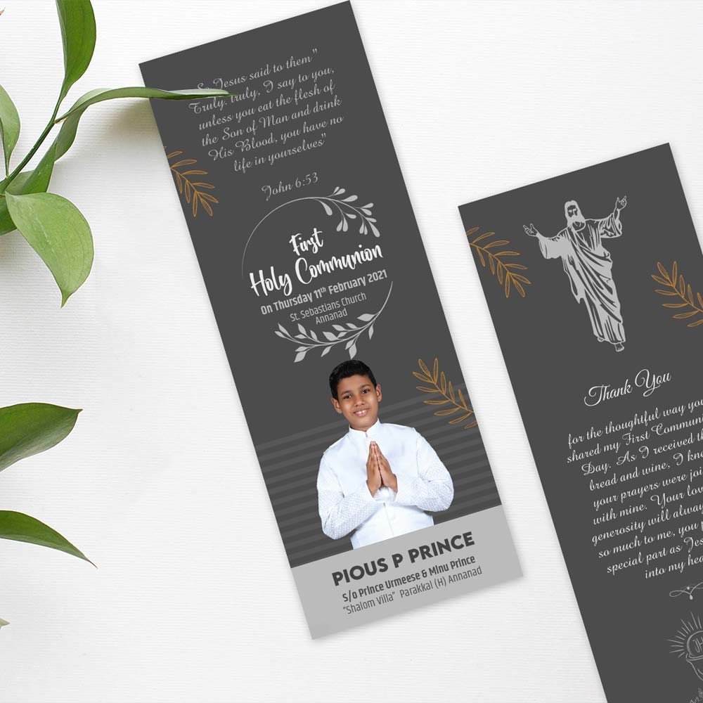 Son Communion Card Choose From Two Designs On Your First Holy Communion